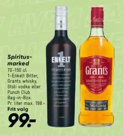 Bilka Spiritus- marked tilbud