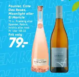 Bilka Founier, cote des roses, moonlight eller el maricle tilbud
