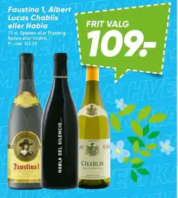 Bilka Faustino 1, albert lucas chablis eller habla tilbud