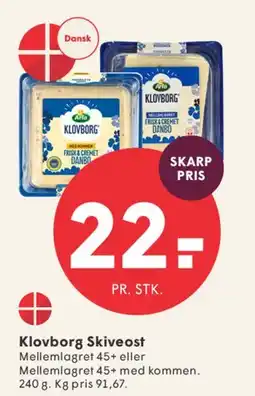 SPAR Klovborg Skivesost tilbud
