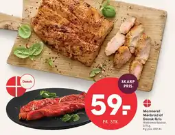 SPAR Marineret Mørbrad af Dansk Gris tilbud
