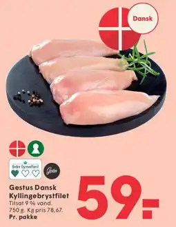 SPAR Gestus Dansk Kyllingebrystfilet tilbud