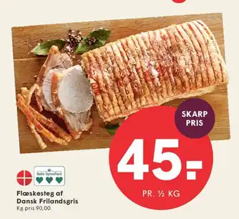 SPAR Dansk frilands-flæskesteg tilbud