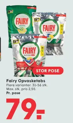 SPAR Fairy Opvasketabs tilbud