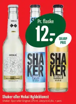 Min Købmand Shaker eller Mokai Hyldeblomst tilbud