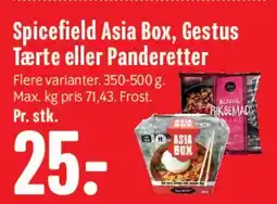 Min Købmand Spicefield Asia Box / Gestus Tarte / Panderetter tilbud