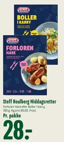 Min Købmand Steff Houlberg Middagsretter tilbud