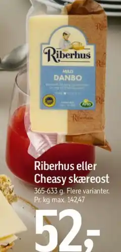 Føtex Riberhus skæreost tilbud