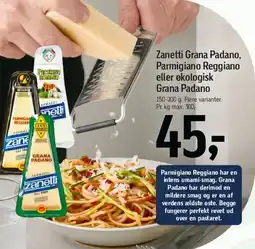 Føtex Zanetti Grana Padano / Parmigiano Reggiano / Økologisk Grana Padano tilbud