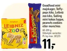 Føtex Goodfood / Leibniz mini kiks og snacks tilbud