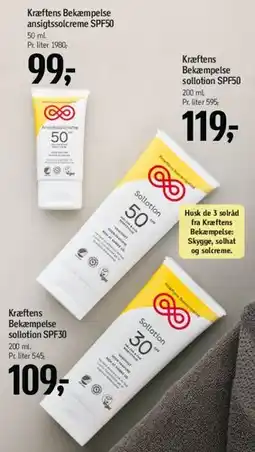 Føtex Kræftens Bekæmpelse solprodukter tilbud