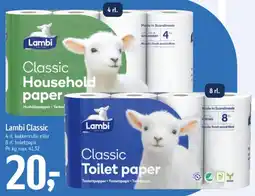 Føtex Lambi Classic (household & toilet paper) tilbud