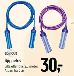 Føtex Sjippetov (SpinOut) tilbud