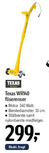 Føtex Texas VR140 fliserenser tilbud