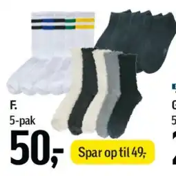 Føtex Sokker 5-pak tilbud
