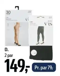 Føtex Strømpebukser / leggings - 2 par tilbud