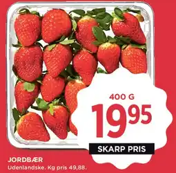 MENY Jordbær tilbud