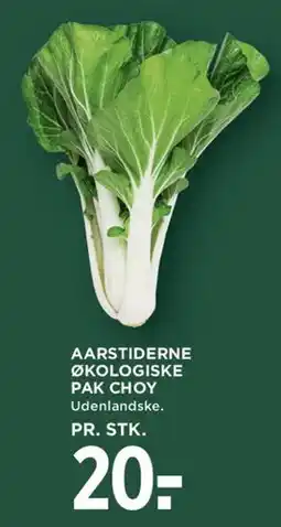 MENY Aarstiderne Økologiske Pak Choy tilbud