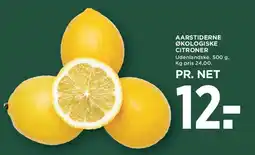 MENY Aarstiderne Økologiske Citroner tilbud