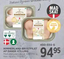 MENY Himmerland brystfilet af dansk kylling tilbud