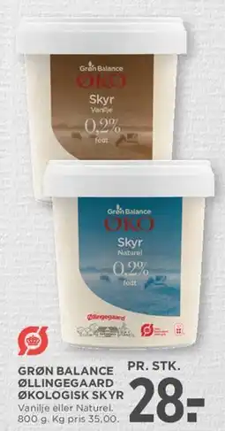 MENY Grøn Balance / Øllingegaard Økologisk Skyr tilbud