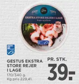 MENY Gestus Ekstra Store Rejer i lage tilbud