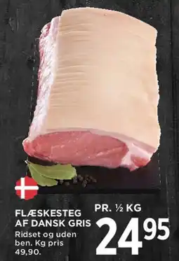 MENY Flæskesteg af dansk gris tilbud