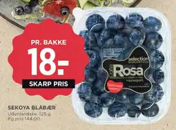 MENY Sekoya blåbær tilbud