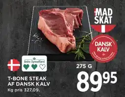 MENY T-bone steak af Dansk Kalv tilbud