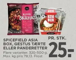 MENY Spicefield Asia Box / tærte / panderetter tilbud