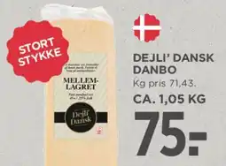 MENY Deli' Dansk Danbo (ost) tilbud