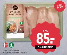 MENY Gestus dansk kyllingebrystfilet tilbud