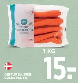 MENY Gestus danske gulerødder tilbud