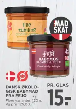 MENY Dansk økologisk babymad (glas) tilbud