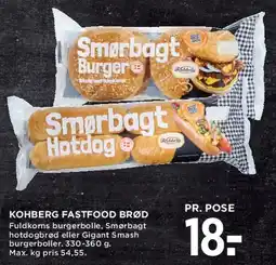 MENY Kohberg Fastfood brød tilbud