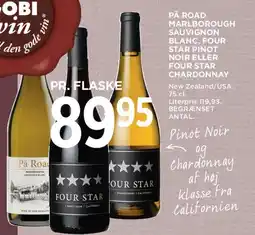 MENY På Road / Pour Star / Four Star - enkelte flasker (75 cl) tilbud