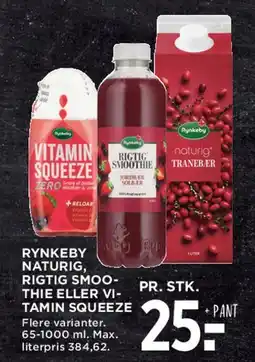 MENY Rynkeby / Vitamin Squeeze (flere varianter) tilbud