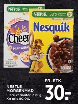 MENY Nestlé morgenmad tilbud