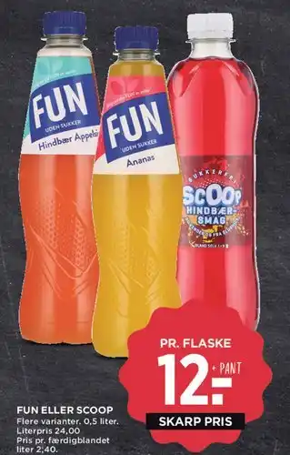 MENY FUN eller Scoop tilbud