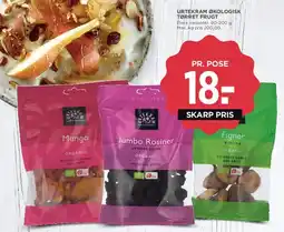 MENY Urtekram økologisk tørret frugt tilbud