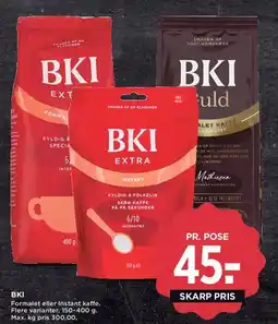MENY BKI kaffe (pose) tilbud