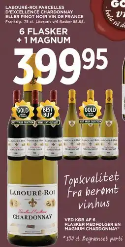 MENY Labouré-Roi Parcelles d'Excellence - 6 flasker + 1 magnum (Chardonnay/Pinot Noir) tilbud