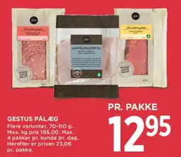 MENY Gestus pålæg tilbud