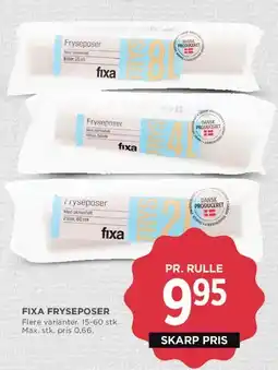 MENY Fixa fryseposer tilbud