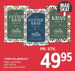 MENY Them skæreost tilbud