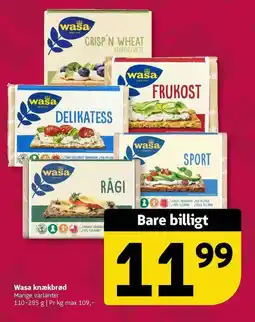 Løvbjerg WASA Knækbrød tilbud