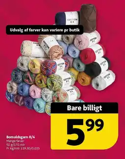 Løvbjerg Bomuldsgarn 8/4 tilbud