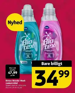 Løvbjerg BIOTEX Wonder wash vaskemiddel tilbud