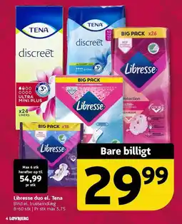 Løvbjerg Libresse duo el. tena tilbud