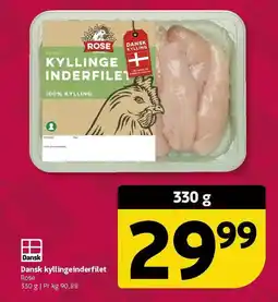 Løvbjerg Dansk kyllingeinderfilet tilbud
